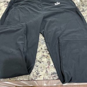 Black crop dance pants